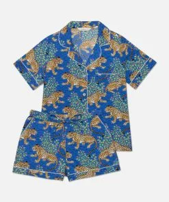 Print Fresh Bagheera Short Sleep Set - Sapphire Gifts By Recipient