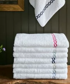 Classic Chain Towels Collection By Matouk Host/Hostess