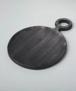 Be Home BOARD BLACK MANGO WOOD ROUND, SMALL