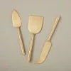 Be Home CHEESE SET MATTE GOLD Gifts By Occasion