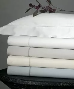 Sheeting Nocturne Hemstitch Bedding Collection By Matouk