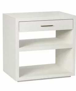 Interlude BEDSIDE CHEST WHITE Side Tables