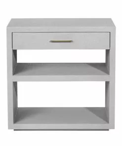 Interlude BEDSIDE CHEST LIGHT GREY