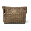 Kempton & Co Gifts By Occasion Blush Basket Weave Medium Pouch