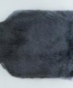 Evelyn Prelonge Gifts By Occasion Navy Blue Faux Fur WATER BOTTLE COVER