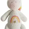 EFL Kids Baby Crochet Unicorn Rattle