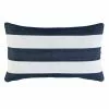 Annie Selke Company STRIPE NAVY/WHITE INDOOR/OUTDOOR DECORATIVE PILLOW Host/Hostess