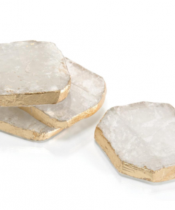 John Richard Gifts By Occasion COASTERS SELENITE S/4