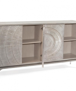 John Richard Side Tables CABINET FOUR DOORS SMOKED OAK