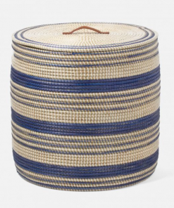 Pigeon & Poodle Father's Day Baskets Dark Blue And Seagrass (Available In 2 Sizes)