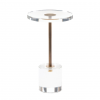 Century Furniture DRINK TABLE BRASS & ACRYLIC