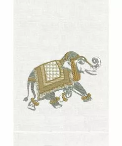 ANALI INC Gifts By Occasion GUEST TOWEL EASTERN ELEPHANT