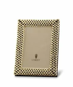 Gifts By Occasion Braid Frame By L'Objet (Available In 4 Sizes And 2 Colors)