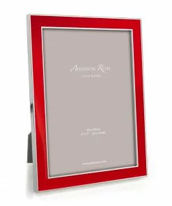 Addison Ross Frame Enamel Red And Silver Gifts By Occasion