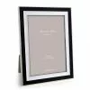 Addison Ross Frame Enamel Manhattan Black & White And Silver - Available In 2 Sizes
