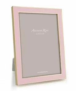 Addison Ross Gifts By Occasion Frame Enamel Light Pink And Gold - Available In 2 Sizes