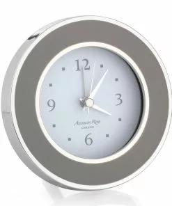 Addison Ross Alarm Clock Chiffon And Silver (Round) Gifts By Occasion