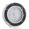 Addison Ross Gifts By Occasion Alarm Clock Black Marble And Silver (Round) 2 Addison Ross Gifts By Occasion Alarm Clock Black Marble And Silver (Round)