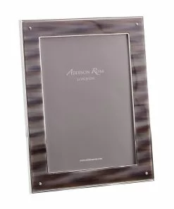 Addison Ross Frame Faux Grey Horn & Silver - Available In 2 Sizes