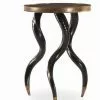 Century Furniture CHAIRSIDE TABLE FAUX HORN
