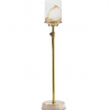 John Richard Decorative FLOOR LAMP HONEY BRASS & ALABASTER BUFF