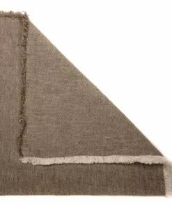 Deborah Rhodes Gifts By Occasion Napkin Washed Fringe Edge Taupe
