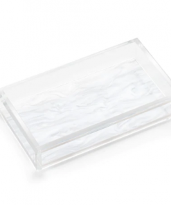 JR William Tray Guest Towel Acrylic With Pearl Bottom