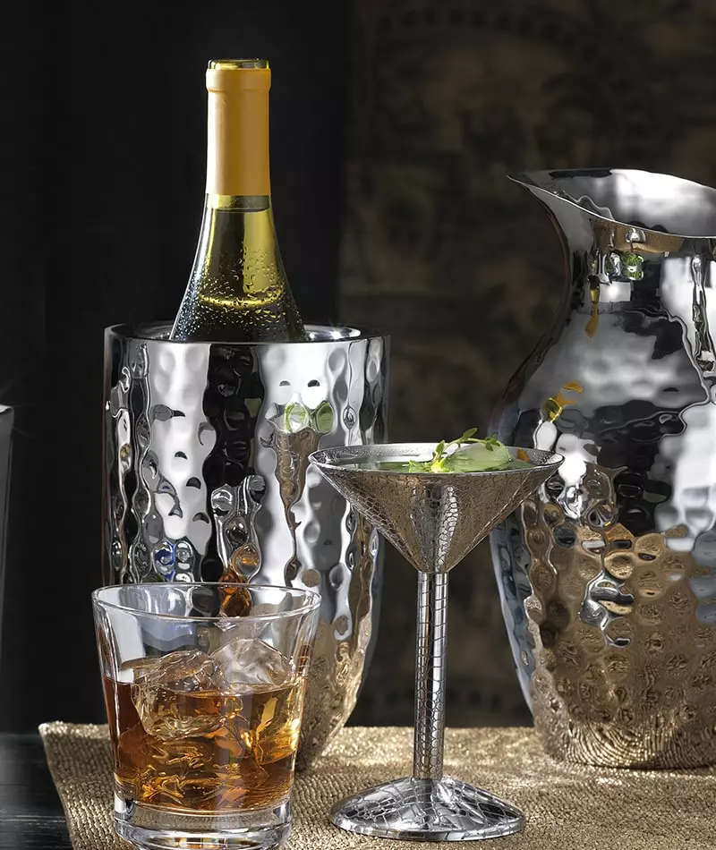 Huang Acrylic Festiva Bottle Chiller 8" Huang Acrylic Festiva Bottle Chiller 8"