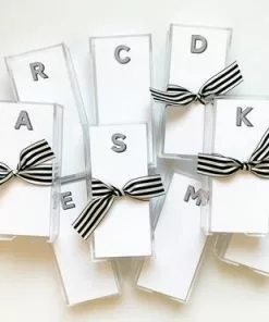 Black Inc CA NOTE CARDS BUCK INITIAL