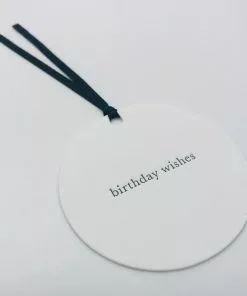 Away Laughing Paperworks Gift Tag "Birthday Wishes" Gifts By Occasion