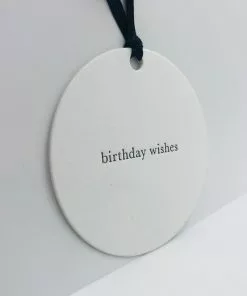 Away Laughing Paperworks Gift Tag "Birthday Wishes" Gifts By Occasion