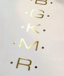 Black Inc CA NOTEPAD LUXE INITIAL GOLD FOIL Gifts By Occasion