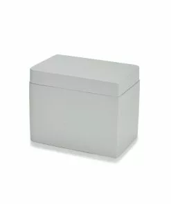 Kassatex Host/Hostess Grey Lacquer Cotton Jar