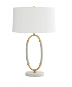 Arteriors TABLE LAMP LANDON (WHITE) Gifts By Occasion