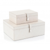 John Richard BOXES LEATHER HIDE CREAM Gifts By Occasion 2 John Richard BOXES LEATHER HIDE CREAM Gifts By Occasion
