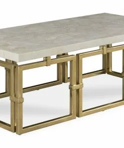 Century Furniture Gifts By Occasion COCKTAIL TABLE WITH CRYSTAL STONE TOP
