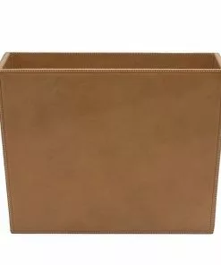 Pigeon & Poodle Father's Day Magazine Holder (Camel Leather)