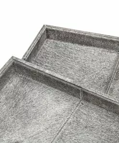 Interlude TRAY GREY HIDE (Available In Two Sizes)
