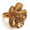 Deborah Rhodes Napkin Ring Dogwood Gold