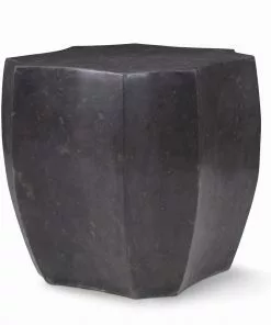 Century Furniture LAMP TABLE BLACK CAST STONE Side Tables