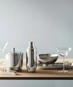 Georg Jensen Inc Georg Jensen Manhattan Ice Bucket With Tongs Gifts By Occasion