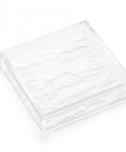 JR William Napkin Tray Acrylic Luncheon With Pearl Bottom Gifts By Occasion