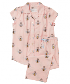 The Cat's Pajamas Queen Bee Luxe Pima Capri Pajama