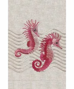 ANALI INC Gifts By Occasion GUEST TOWEL SEAHORSE