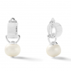 Catherine Canino Jewelry Sterling Scalloped Ear Clips With Detachable Drop By Catherine Canino