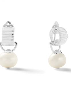 Catherine Canino Jewelry Sterling Scalloped Ear Clips With Detachable Drop By Catherine Canino