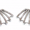 Vintage La Rose Pave Diamond Cage Earrings Gifts By Recipient