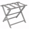Gate House Furniture Luggage Rack-Light Grey Frame With Grey Mesh Straps 3 Gate House Furniture Luggage Rack-Light Grey Frame With Grey Mesh Straps