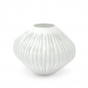 Palecek White Striped Vase - Available In 2 Sizes
