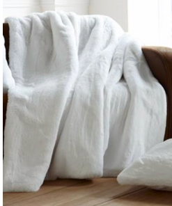 Evelyn Prelonge Gifts By Occasion White FAUX FUR Throw